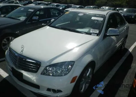 2009 Mercedes-Benz C300 4 Matic из США, поврежденный, VIN WDDGF81X49F198167